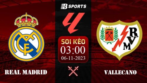 Soi kèo Real Madrid vs Vallecano, 03h00 ngày 6/11 - La Liga